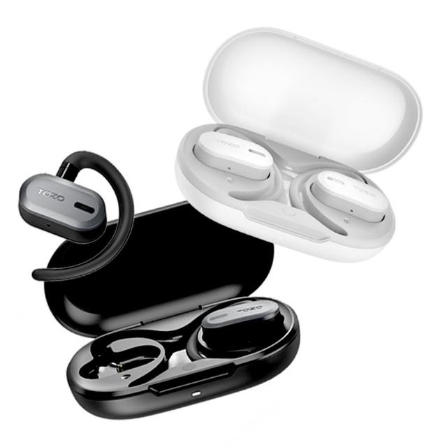 TOZO OpenBuds 是一款高價效比的無線耳機，具備高音質與低延遲表現，適合音樂愛好者與遊戲玩家。採用防水設計，適合運動與日常使用，並支援高畫質語音通話，提供清晰的語音體驗。輕巧舒適的耳塞設計，長時間佩戴不累，是您行動生活的完美夥伴。