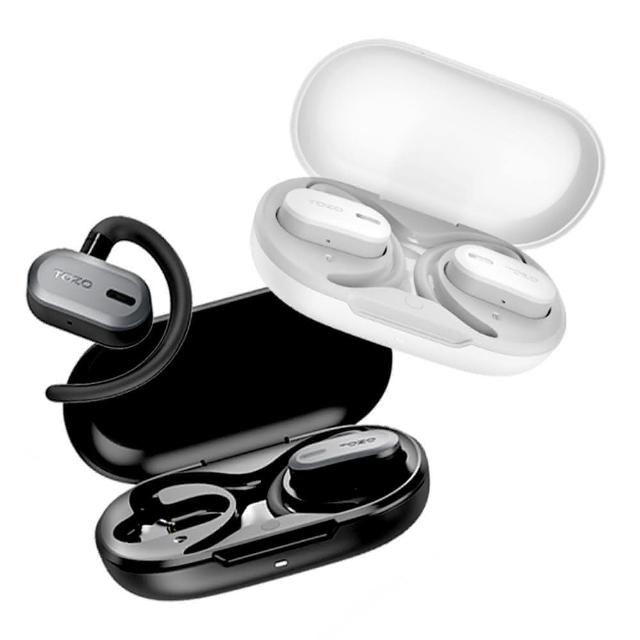 TOZO OpenBuds 是一款高價效比的無線耳機，具備高音質與低延遲表現，適合音樂愛好者與遊戲玩家。採用防水設計，適合運動與日常使用，並支援高畫質語音通話，提供清晰的語音體驗。輕巧舒適的耳塞設計，長時間佩戴不累，是您行動生活的完美夥伴。