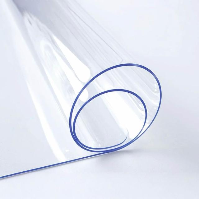 旭沐選物 透明桌墊40*60cm 厚2.0mm 防水防油 圓角切割(透明桌墊 軟玻璃桌墊 PVC桌墊 塑膠桌墊)