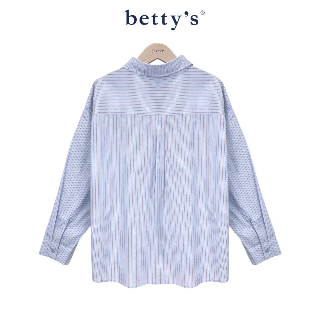 【betty’s 貝蒂思】率性文藝條紋設計襯衫(共二色)