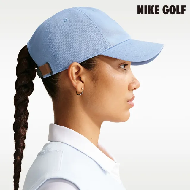 【NIKE GOLF】Nike Club 高爾夫軟帽 工作藍色(IO8275-486)