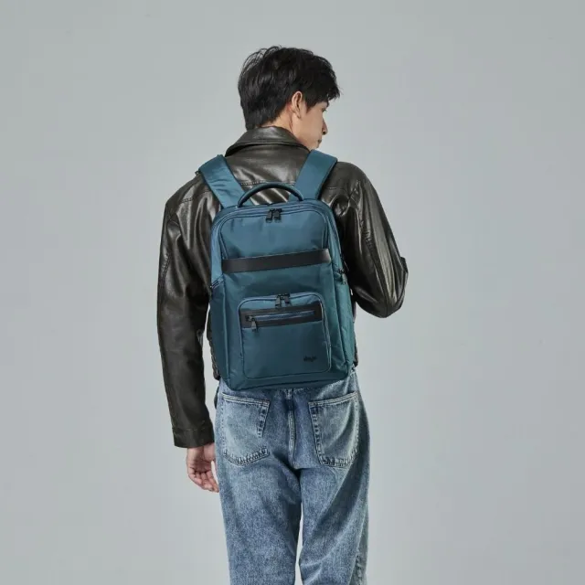 【deya】雙11 Infinity Econyl 商務機能後背包 普魯士藍︱15.6吋筆電包 商務後背包 電腦包 行李 