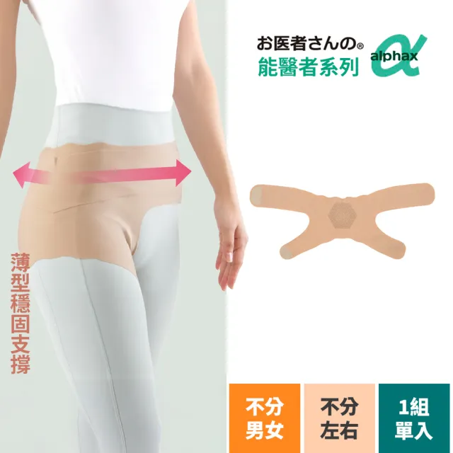 【ALPHAX】日本製原裝 輕薄貼合骨盆護具 骨盆帶 骨盆固定帶 束臀帶 骨盆穩定帶 骨盆加壓帶 骨盆支撐帶