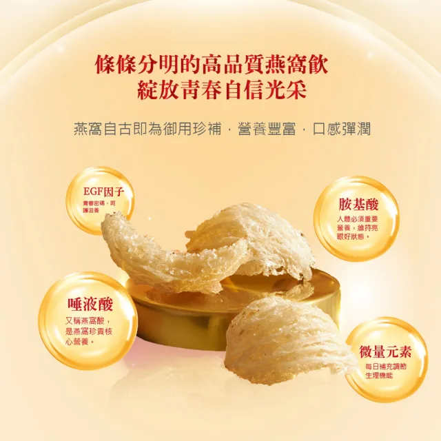 【華陀扶元堂】華陀富貴麥蘆卡極飲綻燕窩禮盒 (60g/6入) - 買一送一-林心如代言/禮盒/年節禮盒/新品上市