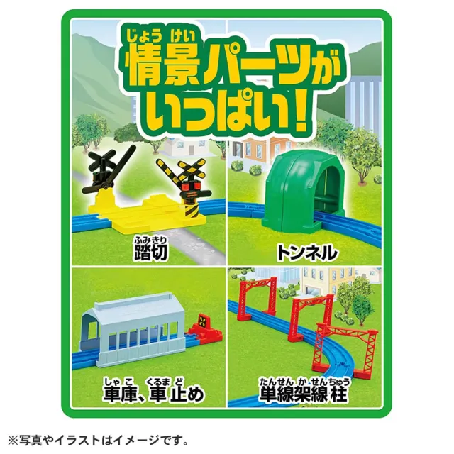 【PLARAIL 鐵道王國】多美小鎮軌道豪華組