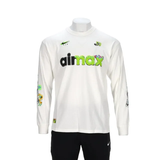 NIKE 耐吉】As M Nsw Fam Reunion Ls Tee 男款白色休閒T恤長袖IQ3976