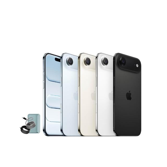 【Apple】iPhone Air(1TB/6.5吋)(磁吸皮革支架+編織線組)
