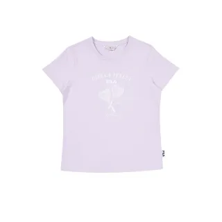 【FILA】女短袖圓領T恤-紫色 5TEA-1456-PL