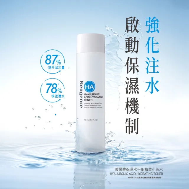 【Neogence 霓淨思】玻尿酸保濕水平衡精華化妝水150ml