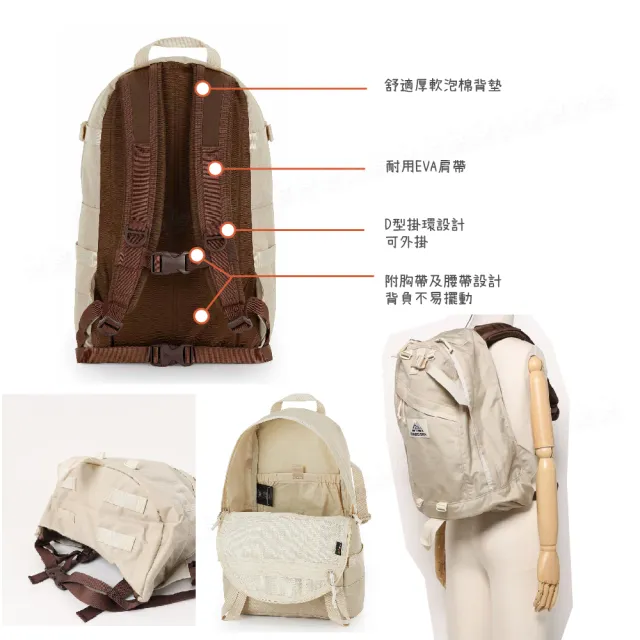 【Gregory】22L ALL DAY V2.1後背包《沙米黃》131365/雙肩背包/日系街包/休閒背包