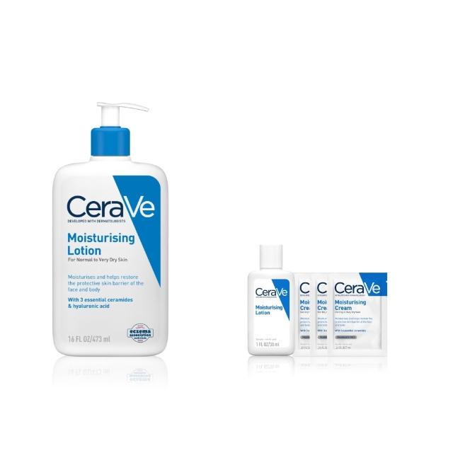 【CeraVe 適樂膚】momo限定組★長效清爽保濕乳 473ml_D(臉部身體乳液)