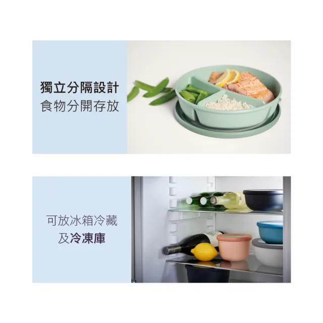 【MEPAL】Cirqula 分隔圓形密封保鮮便當盒250+250+500ml-共七色(盒裝設計/保鮮防漏/送禮自用皆宜)