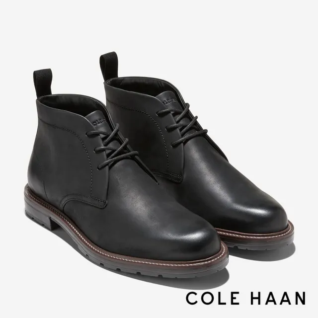 【Cole Haan】Roundhill Grand Chukka Boot 查卡靴 男款一般楦 黑色(C41518)