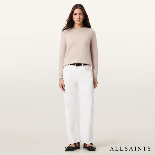 【ALLSAINTS】REBEL 喀什米爾寬鬆羊毛上衣-粉 W027KE(舒適版型)