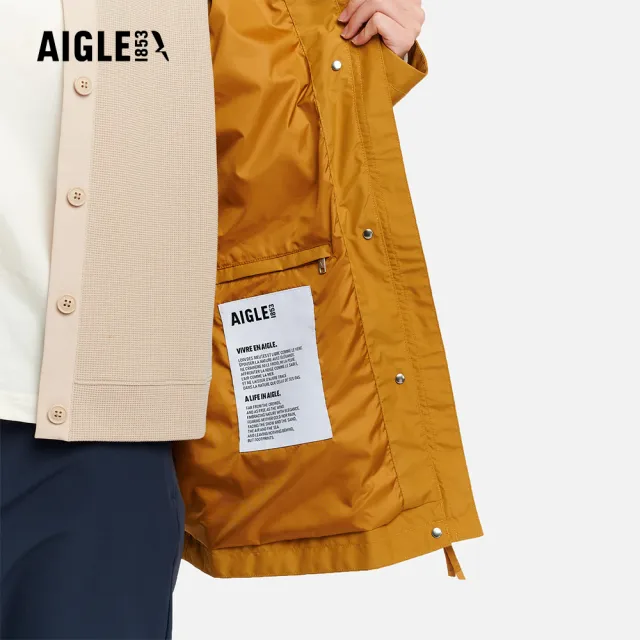 【AIGLE】女 GORE-TEX 防水透氣外套∣AG-6P205(限量商品 女外套 防水透氣外套 防潑水 Goretex 防風外套)