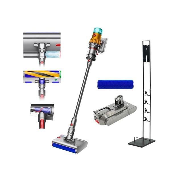 【dyson 戴森】V12s Detect Slim Submarine SV46 乾溼全能洗地吸塵器(雙主吸頭 全新升級版 洗地機)