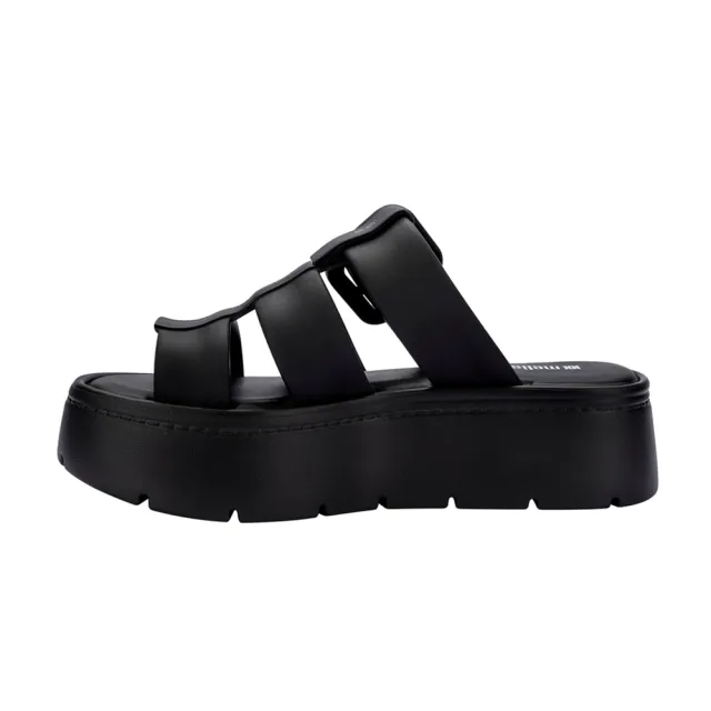 【Melissa】雲朵羅馬T字後底涼鞋(黑色)