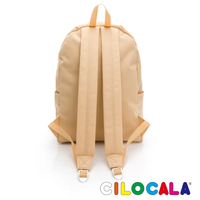 【CILOCALA】亮彩尼龍防潑水後背包-中大(芒草駝/旅行背包/輕量背包)