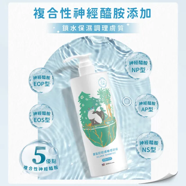 【CONNEXION】同伴 定點排便誘導劑60ml + 島嶼洗毛精473ml（4款任選 敏感/煥膚/潔淨/驅蟲)