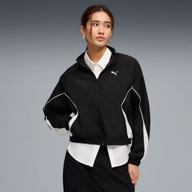 【PUMA】外套 女 運動立領外套 基 本 系 列 PUMA SPORT 黑 69186401