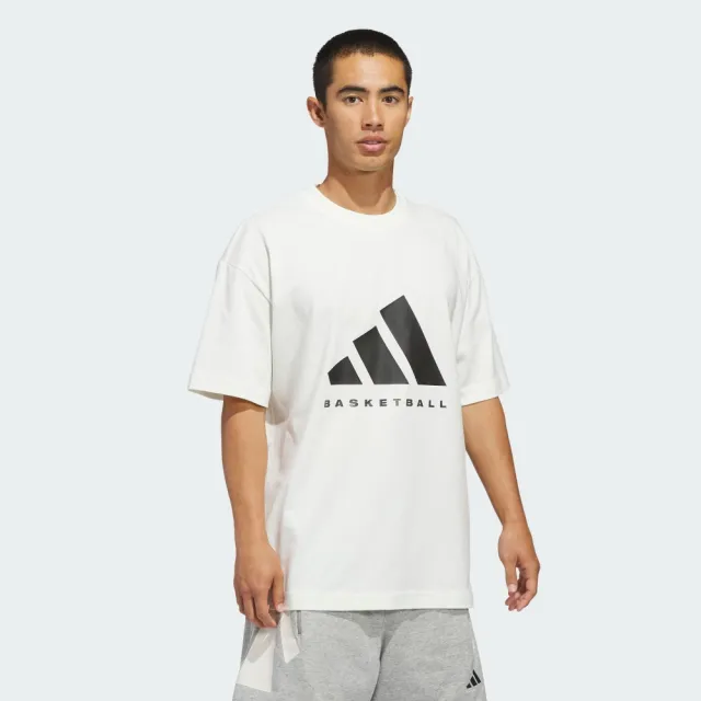 【adidas 愛迪達】短袖上衣 男 女 中性 訓練 慢跑 ADIDAS SS TEE 白 JZ9528