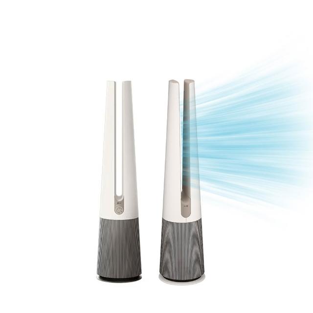 【LG 樂金】PuriCare™ AeroTower Hit 風革機-二合一涼風系列清淨機 FS151PBK0 /經典版(象牙白)