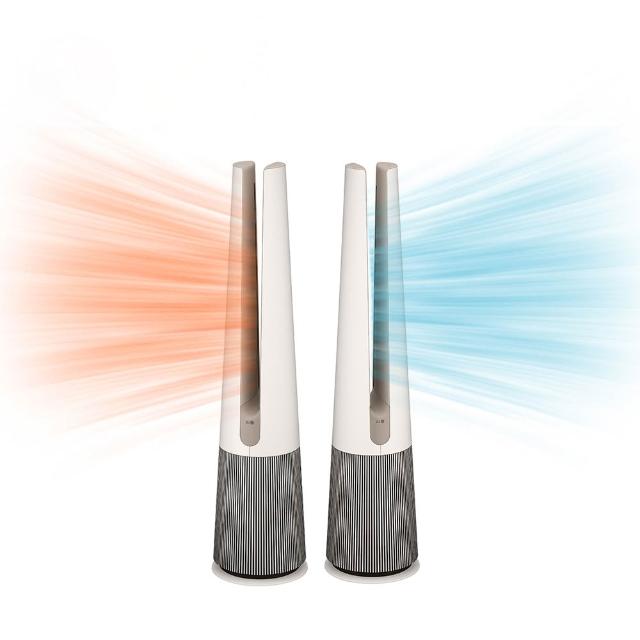 【LG 樂金】PuriCare™ AeroTower Hit 風革機-三合一涼暖系列清淨機 FS151PCJ0/經典版(奶茶棕)