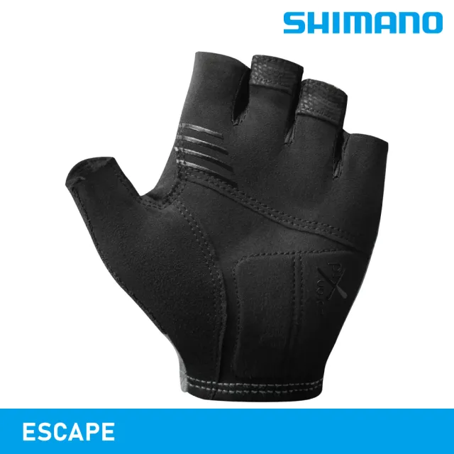 【SHIMANO】ESCAPE 自行車手套 灰色(露指手套 城市綠洲)