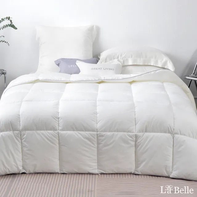 【Great Living 格蕾寢飾】義大利La Belle 可水洗極地保暖賽羽絨冬被/羽絨被/發熱被(單人 150x210cm/1.7kg)