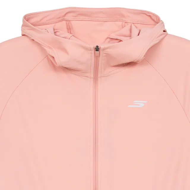 【SKECHERS】女拉鍊連帽外套(SP126U017-001T)