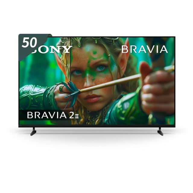【SONY 索尼】BRAVIA 2II 50吋 4K-X1 Google TV顯示器(Y-50S20M2)