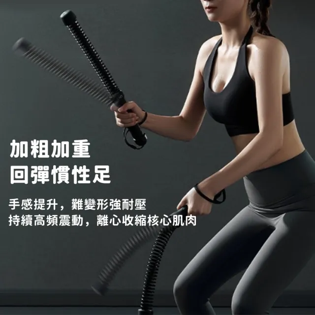 【KARY】一對重磅進階款47cm無繩戰繩(彈力繩 訓練繩 重訓)