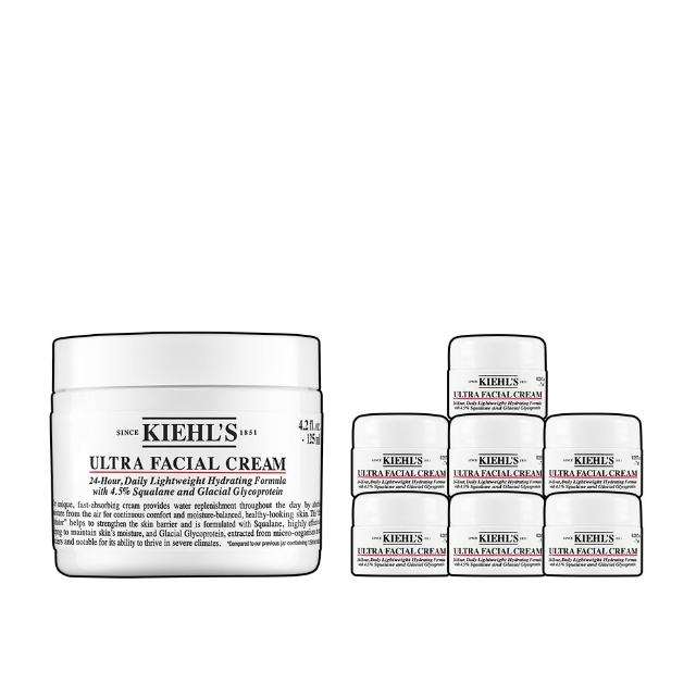 【契爾氏】官方直營 冰河醣蛋白舒敏修護保濕霜125ml(Kiehl’s/全新升級/大瓶裝)