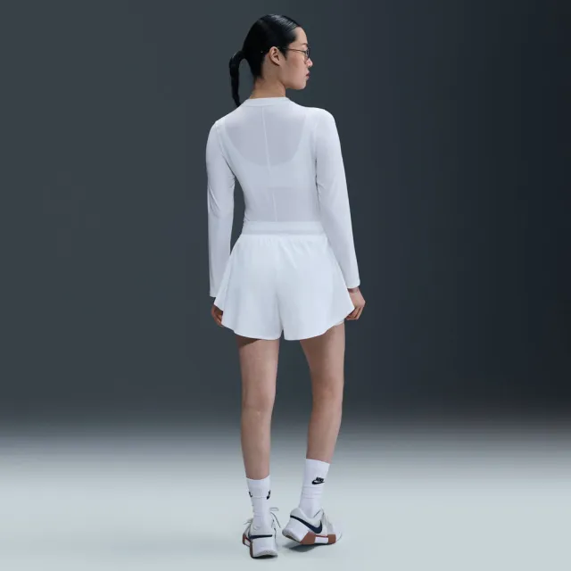 【NIKE 耐吉】長袖上衣 女 AS W NKCT DF ADVTG MIDLYR 運動 休閒 網球衣 Dri-FIT 透氣 白 (FZ6738100)