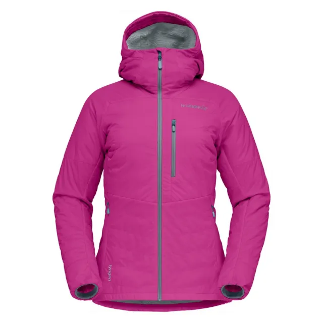 【NORRONA】lyngen Alpha100 連帽外套 女款 紫紅色