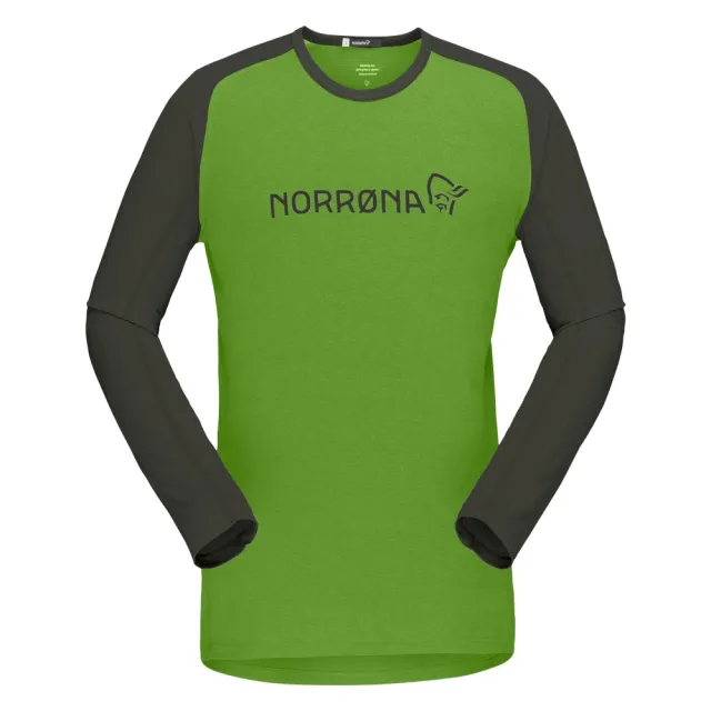 【NORRONA】fjora equaliser lightweight 長袖圓領上衣 男款 綠