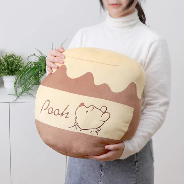 【Norns】迪士尼 MOCHI Feel 麻糬造型枕 小熊維尼蜂蜜罐 小熊維尼大臉 | Disney