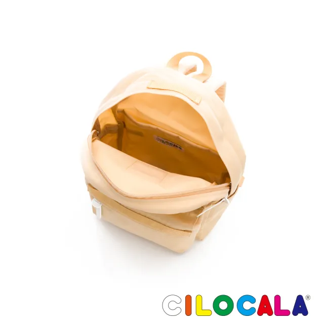 【CILOCALA】亮彩尼龍防潑水後背包-小(芒草駝)