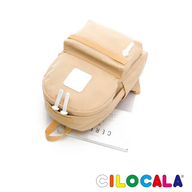 【CILOCALA】亮彩尼龍防潑水後背包-小(芒草駝)