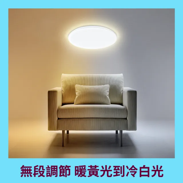【PHILIPS 飛利浦照明】WiZ 80W 智慧LED 吸頂燈 星鑽版(PW012)