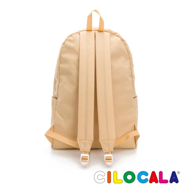 【CILOCALA】亮彩尼龍防潑水後背包-大(芒草駝/旅行背包/輕量背包)