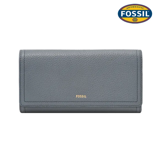 【FOSSIL】Logan 三折真皮拉鍊RFID防盜長夾 出國必備 (多款可選)