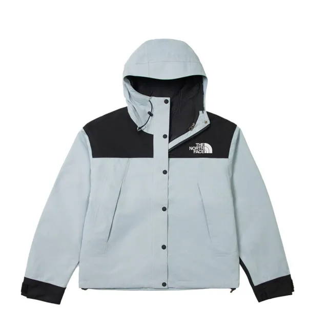 【The North Face】TNF 休閒 經典ICON 防水衝鋒衣 W DRYVENT MONO MOUNTAIN JACKET 女 藍 (NF0A88YXGG9)