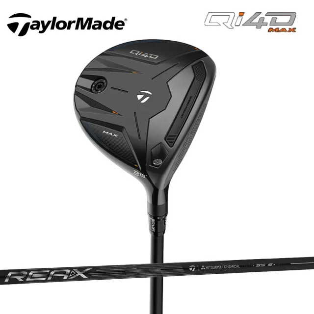 【TaylorMade】QI4D Max版 球道木桿 Reax55 碳身 日規(Max版 / 距離與容錯率兼具)