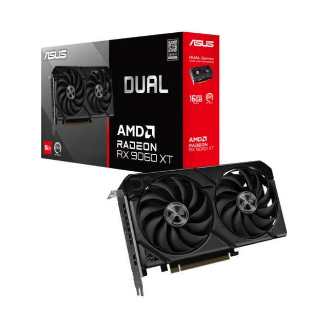 【華碩】顯卡+主機板組合★Dual Radeon™ RX 9060 XT 16GB  顯示卡+PRIME B860M-A-CSM 主機板