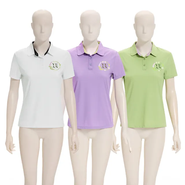 【YUANDONGLI 元動力】冰絲涼感修身彈力POLO衫(三色；S-L；4251361602)