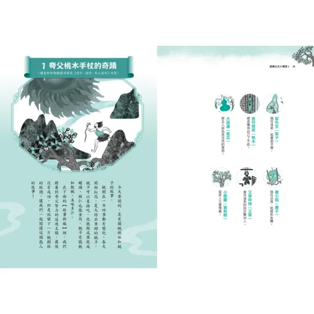 【MOMO獨家】經典古文小寓言1+2（高詩佳老師作品）