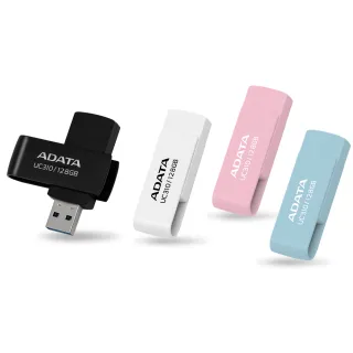 【ADATA 威剛】UC310 USB3.2 Gen1 旋轉隨身碟 128G