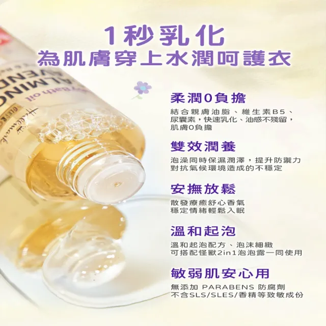 【Hallmark】怪獸寶寶泡澡精華蜜(薰衣草) 150ml (沐浴 泡澡 滋潤 舒緩 柔膚放鬆 兒童保養)