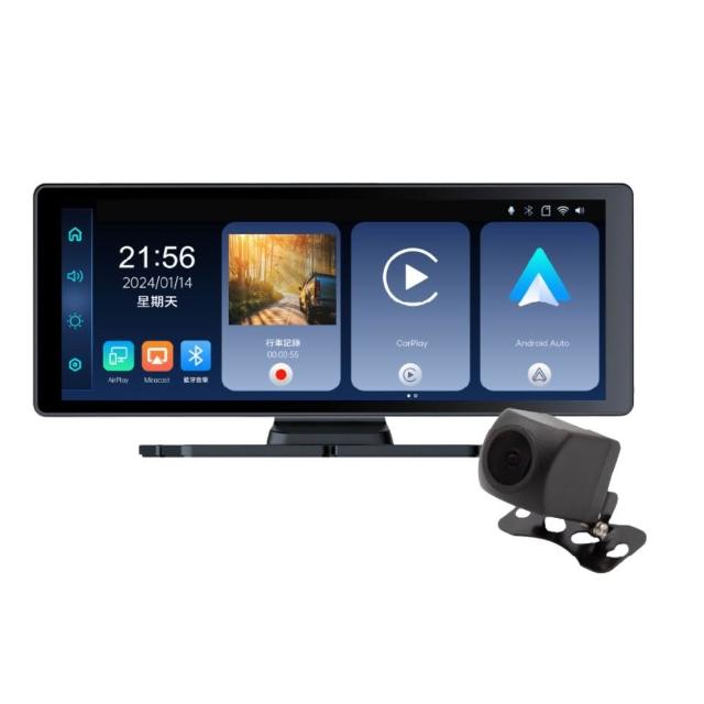 【ALC】官方旗艦館 i10 4K Plus 10.3吋大觸控 多功能智慧CarPlay 雙鏡行車記錄器(贈32G記憶卡)